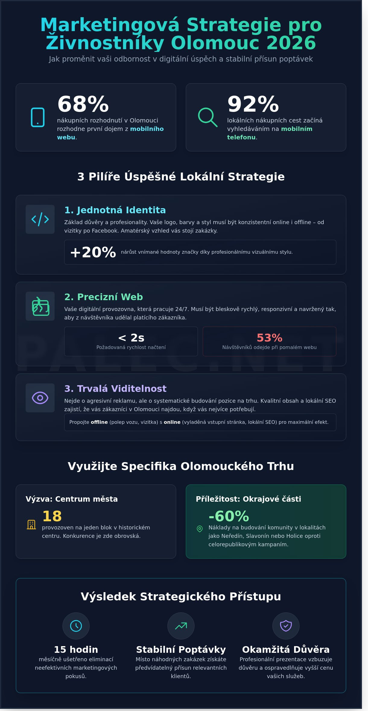 Marketingová strategie pro živnostníky Olomouc: Jak uspět v roce 2026